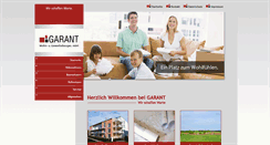 Desktop Screenshot of garant-wohnbau.com